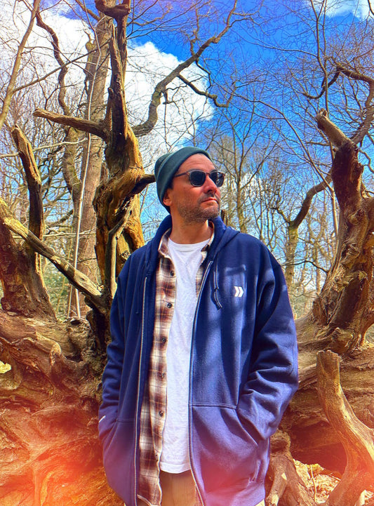 FWD Embroidered Zip Hoodie